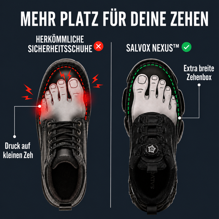 Innenansicht des bequemen Herren Sicherheitsschuhs mit Memory Foam Dämpfung.