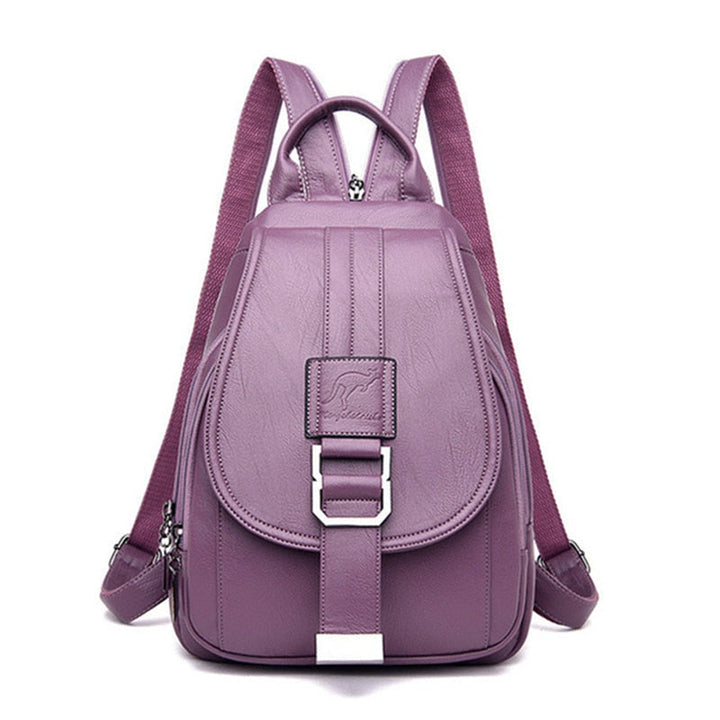 Zeitloser Damenrucksack, Premium Leder, wasserabweisend, perfekt für jeden Anlass.