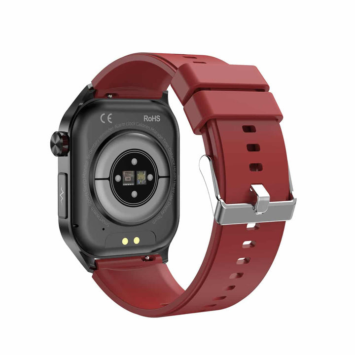 Gesundheits-Smartwatch mit EKG, Herzfrequenz & Blutdruck. Unisex Wearable für iOS & Android.