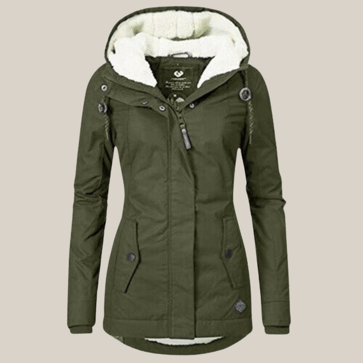 Stilvolle & warme Damen Herbstjacke. Perfekter Schutz und eleganter Look für die kalte Jahreszeit.