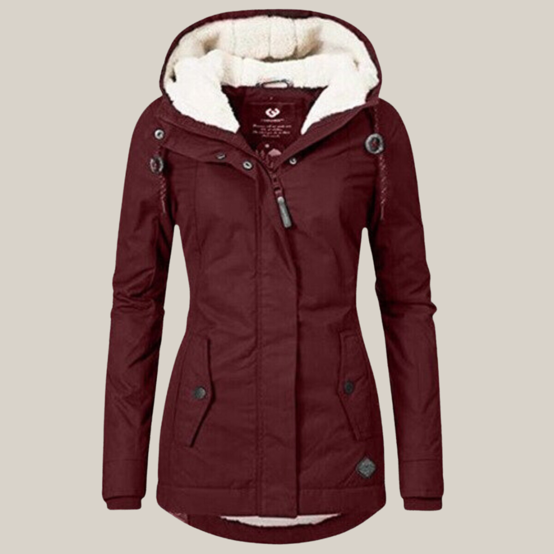 Bequeme, warme Damenjacke für den Herbst, gefüttert. Ideal für Outdoor-Aktivitäten & den Alltag.
