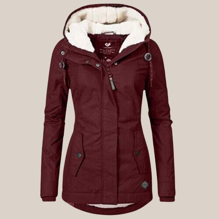 Bequeme, warme Damenjacke für den Herbst, gefüttert. Ideal für Outdoor-Aktivitäten & den Alltag.