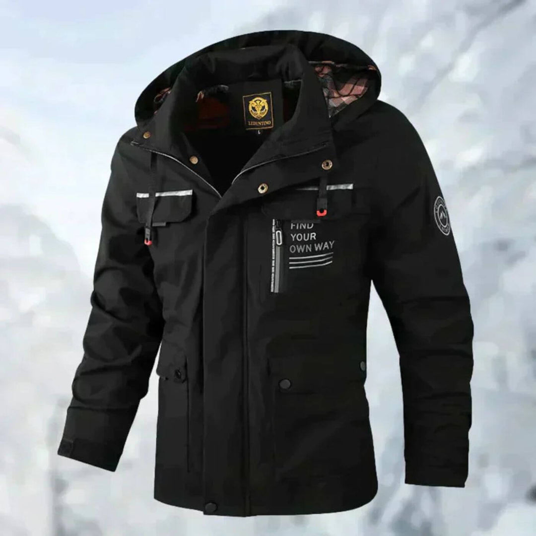 Stylische & wasserdichte Herren-Alltagsjacke, winddicht und bequem für den urbanen Herbst.