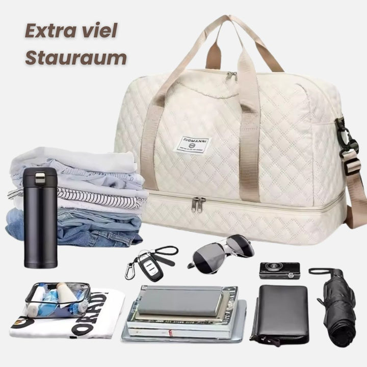 Vielseitige Reisetasche für Damen & Herren, perfekt als Handgepäck oder Gym Bag. Faltbar und leicht.