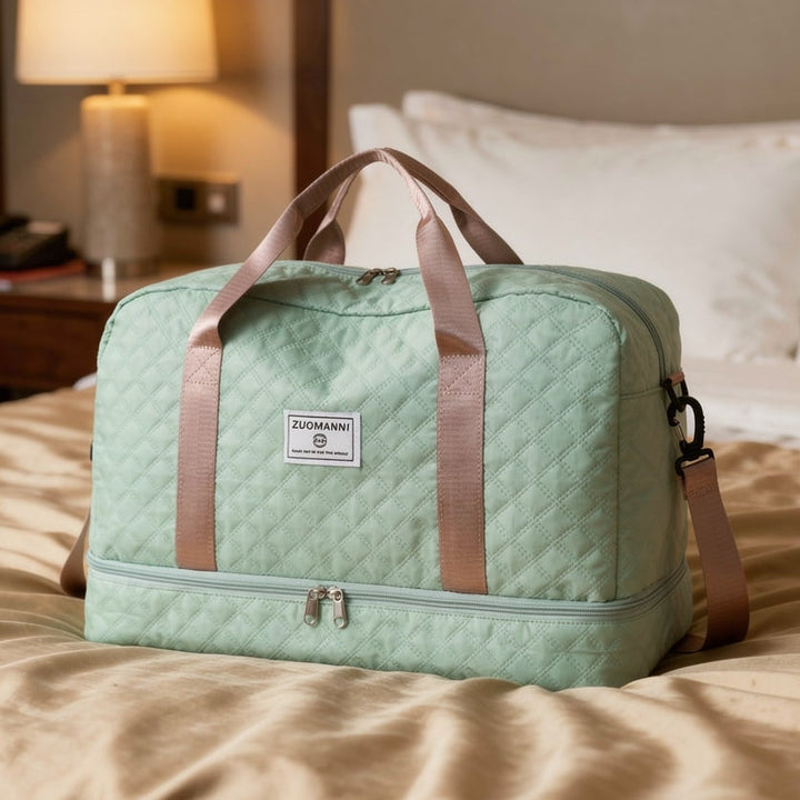 Multifunktionale Reisetasche mit Schuhfach, Handgepäckgröße, ideal für Sport & Urlaub. Wasserabweisend.
