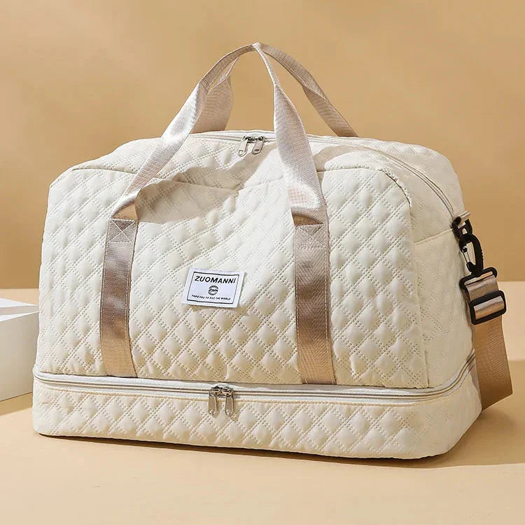 Weekender Sporttasche Damen Herren, groß mit Schuhfach für Reisen & Freizeit. Optimal als Handgepäck.