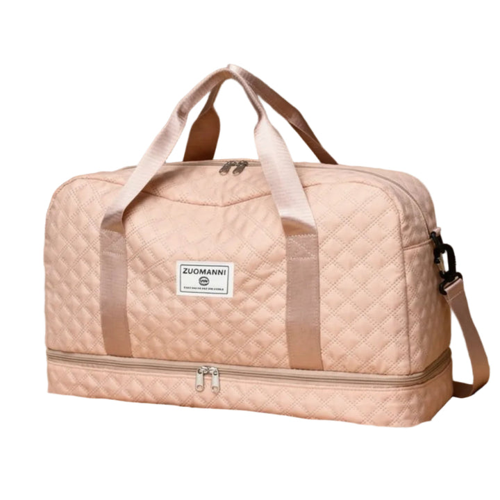 Eine moderne Reisetasche, als Handgepäck nutzbar, mit intelligentem Organizer und Fächern für Schuhe & Nasses.