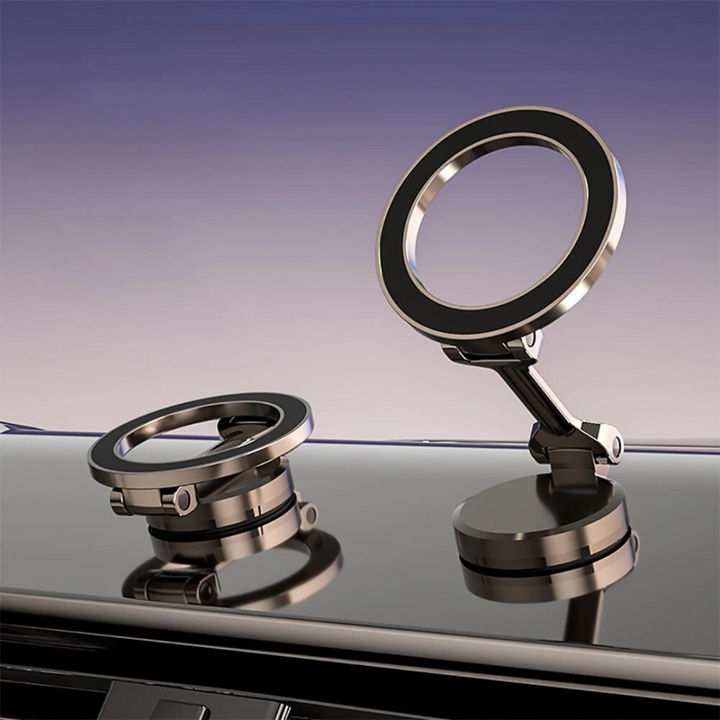 Fester GripMount magnetischer Smartphone Halter mit Metallbasis für wackelfreie Navigation.