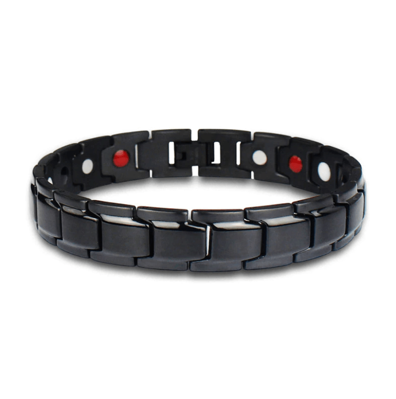 Perfektes Geschenk für Männer: Edelstahl-Magnetarmband CoreFlex. Modern, langlebig und wohltuend.