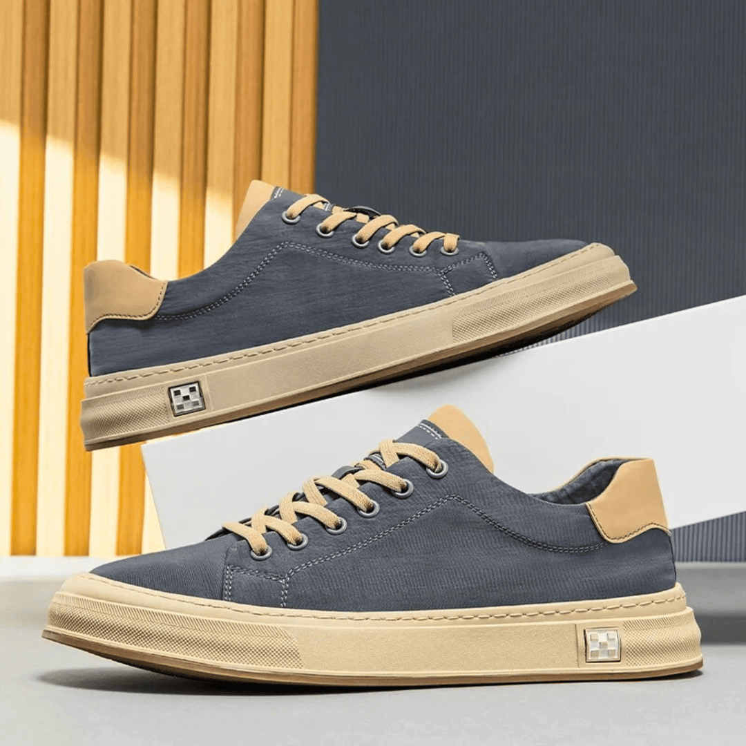 Federleichte, atmungsaktive Low-Top Herrenschuhe, ideal für Sommer und Freizeit. Sportliche Sneakers für Männer.