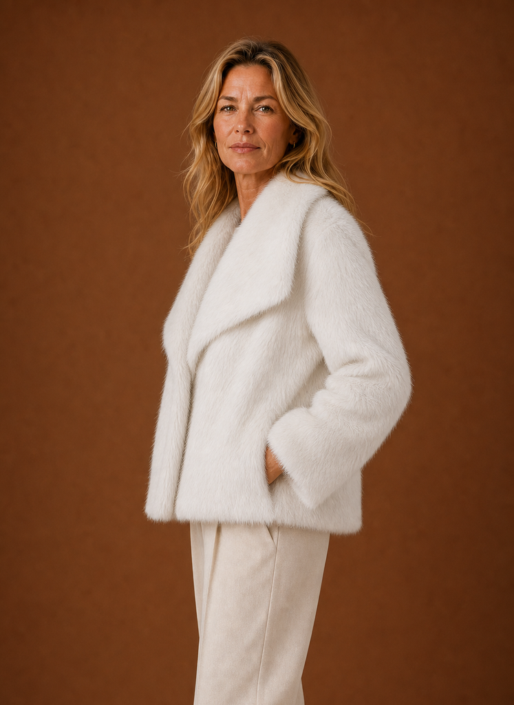 Klassischer eleganter Damen-Wintermantel, warm & stilvoll, ideal für jede Wintergarderobe.