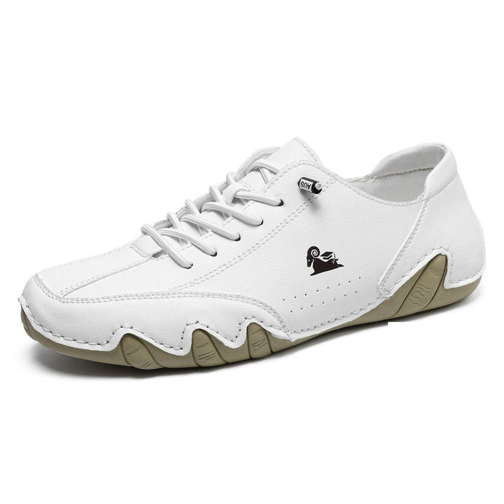 Unisex Barfußschuhe aus Leder für natürliches Gehen, mit Zehenfreiheit & flexibler Sohle.