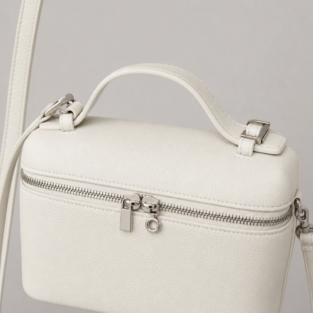 Modische Box-Handtasche für Damen mit Crossbody-Funktion, elegante Lederoptik; ein vielseitiges Accessoire.