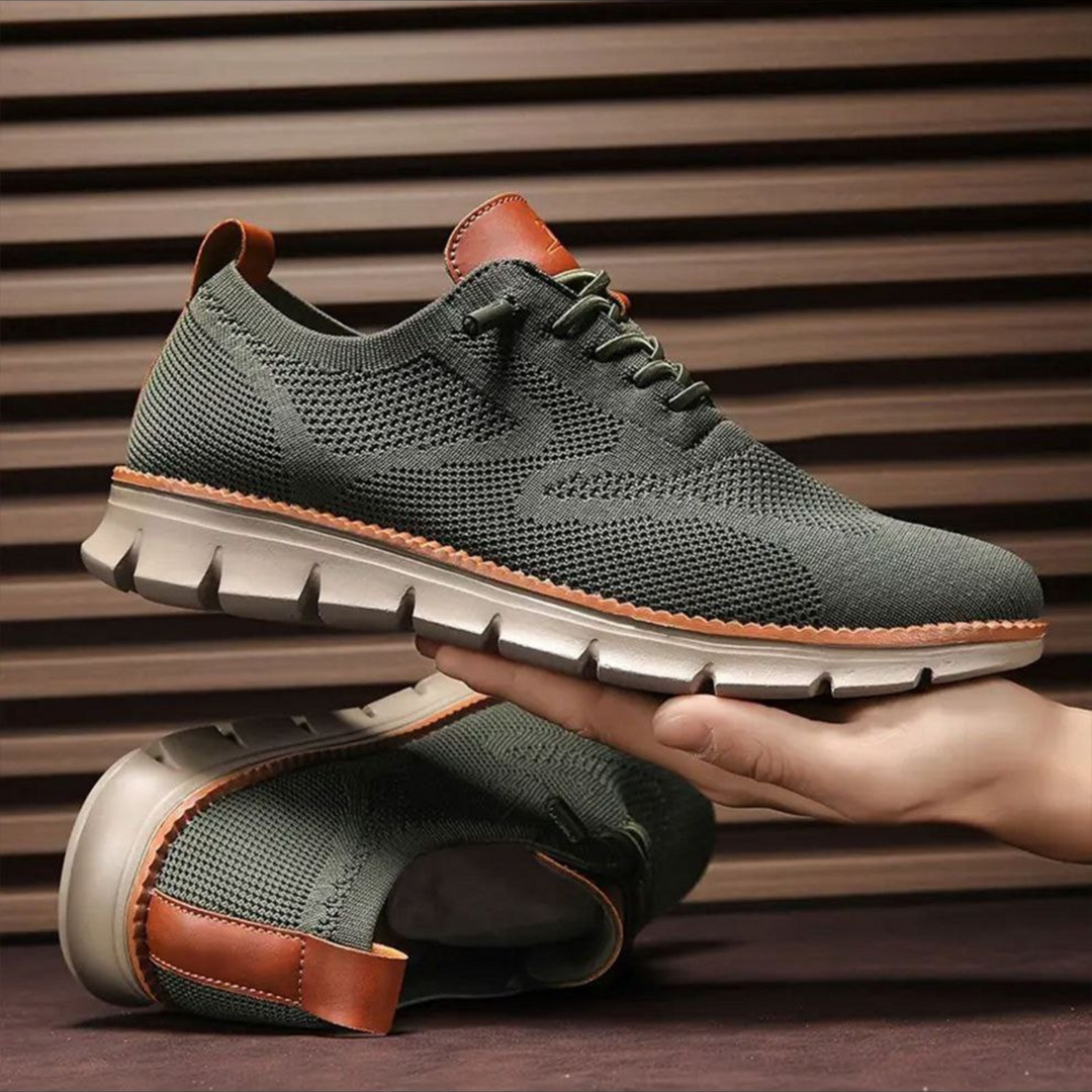 Stylische Herren Alltagsschuhe, sehr bequem; leichte Sneaker in Blau für lässigen Tragekomfort.