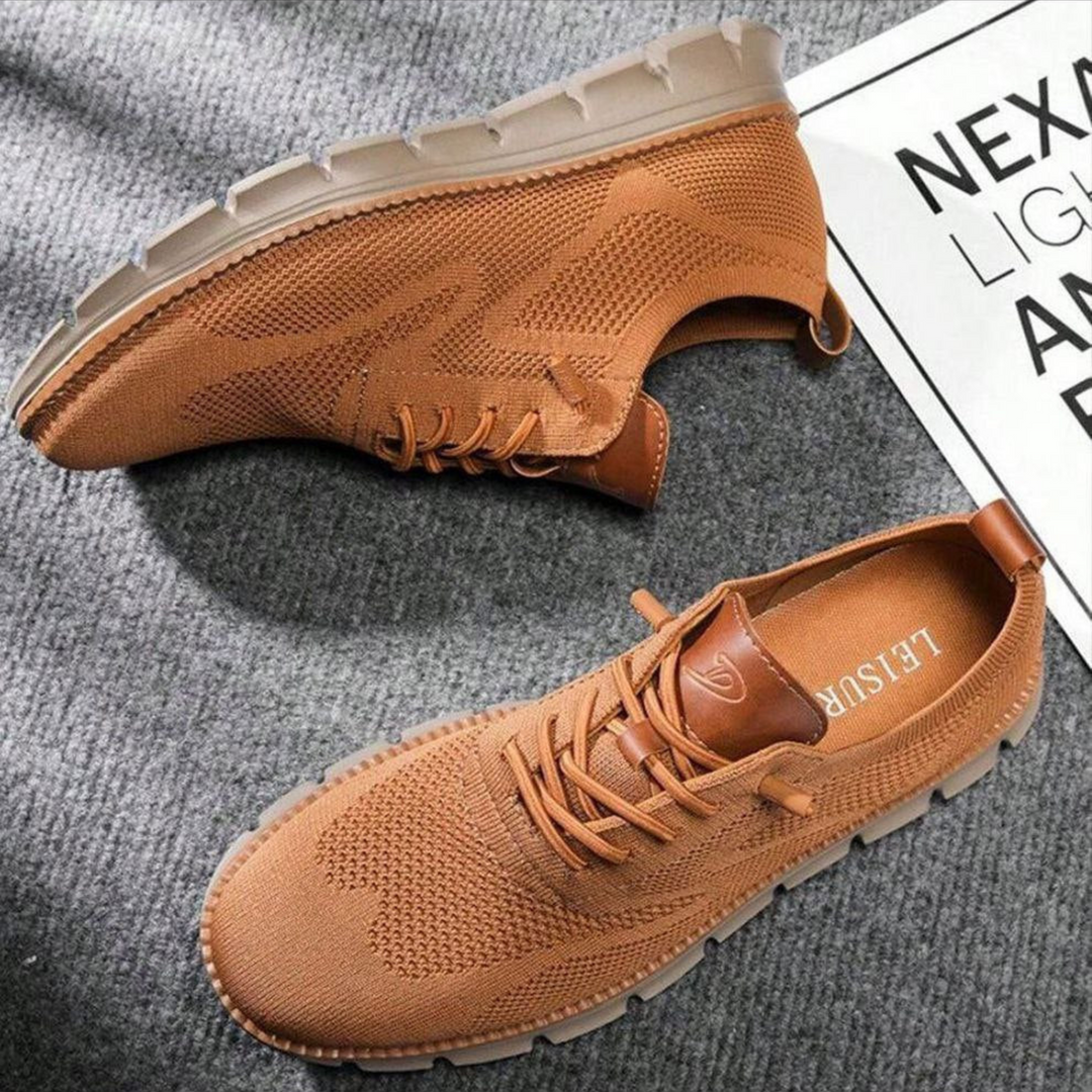 Ergonomische Herren Alltagsschuhe, sehr bequem; leichte Sneaker in Dunkelblau für jeden Anlass.